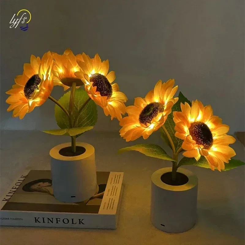 Lámpara Girasol LED Nocturna