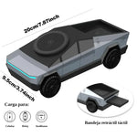 Cargador 3 en 1 Estilo Pickup Futurista con Luz LED